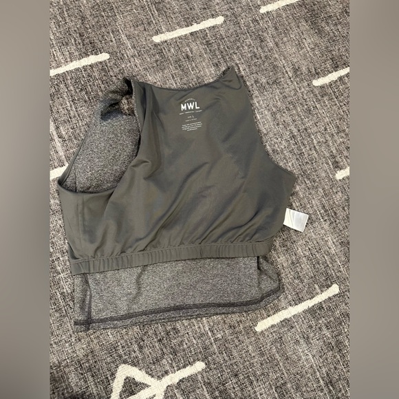 Madewell MWL Form Racerback Crop Top Tank - Picture 7 of 7